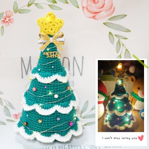[코바늘 패키지] 크리스마스 트리 ( 크리스마스 손뜨개 뜨개 인형 만들기, 뜨개질 Kit)